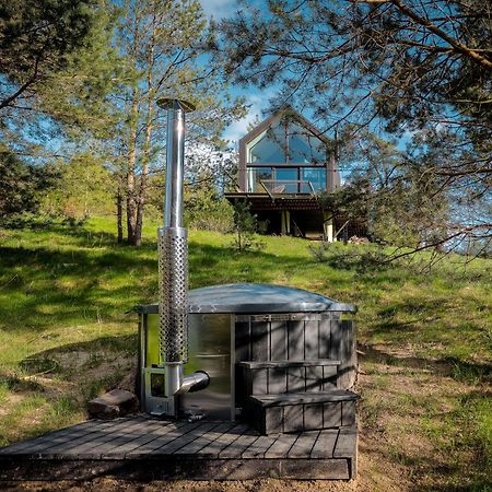 Вилла Dom Pod Klonem Na Kaszubach Косцежина Экстерьер фото